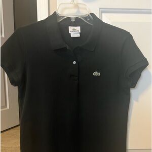 Lacoste polo, black, size 44